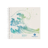 Spiral notebook 14.8 x 14.8 cm dotted GREENline